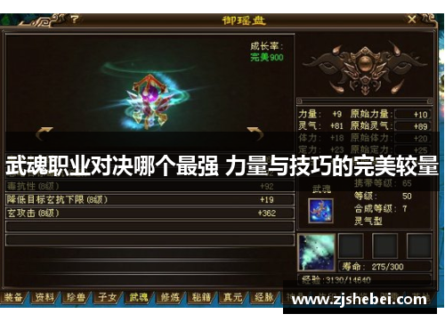 武魂职业对决哪个最强 力量与技巧的完美较量